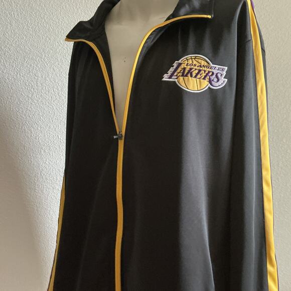Los Angeles Lakers Carl Banks G III Zip Up Jacket Men’s Size 2XL Excellent - Picture 12 of 16